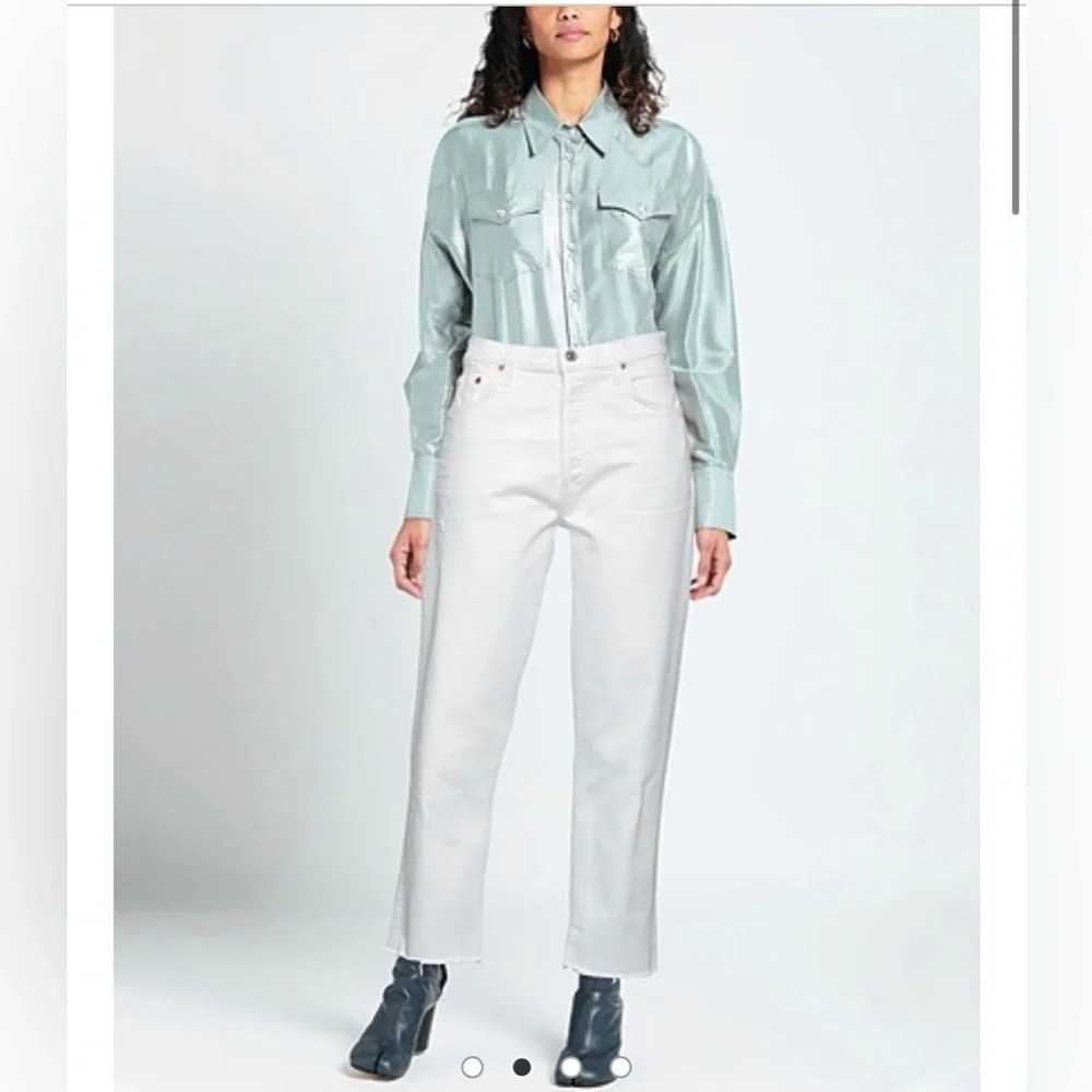 ! Citizens Of Humanity White Denim Jeans 26